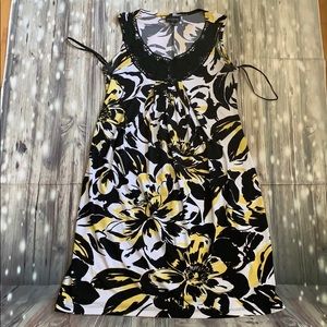 Spring-summer floral baby doll dress